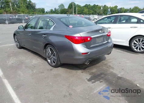 2015 Infiniti Q50 Premium from USA, damaged, VIN JN1BV7AP2FM331830